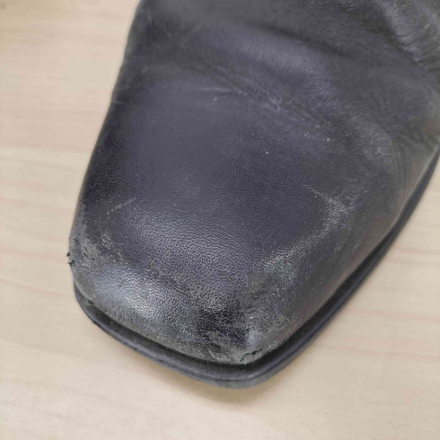 ザラ ZARA サイドゴア レザーヒールブーツ メンズ 43
