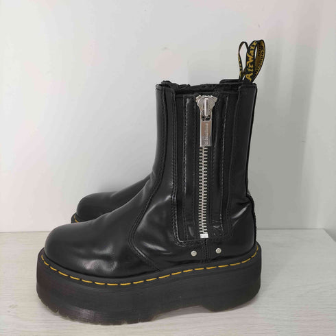 ドクターマーチン Dr.Martens 2976 Max Black Buttero サイドジップ チェルシーブーツ レディース EUR:37