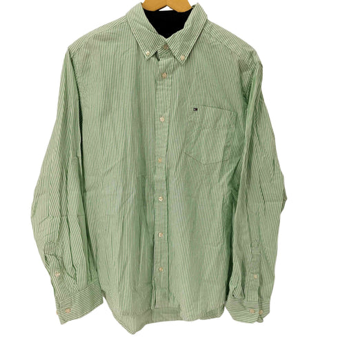 トミーヒルフィガー TOMMY HILFIGER CLASSIC FIT ボタンダウンシャツ メンズ import:XL