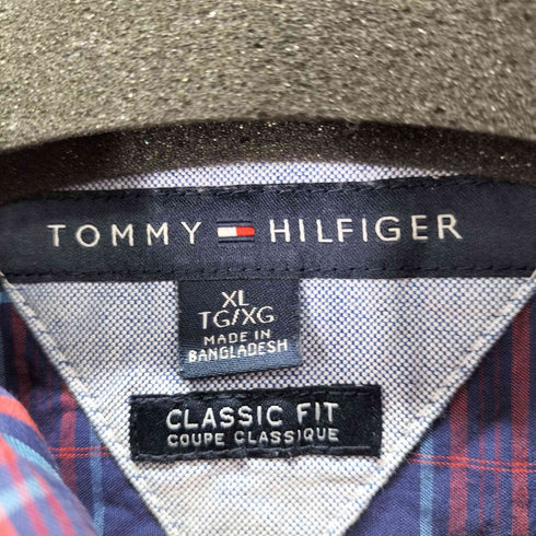 トミーヒルフィガー TOMMY HILFIGER CLASSIC FIT ボタンダウンシャツ メンズ import:XL