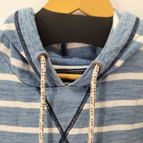 トミーヒルフィガー TOMMY HILFIGER Vintage Fit ボーダーパーカー メンズ import:XL