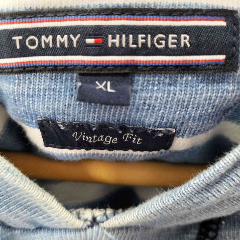 トミーヒルフィガー TOMMY HILFIGER Vintage Fit ボーダーパーカー メンズ import:XL
