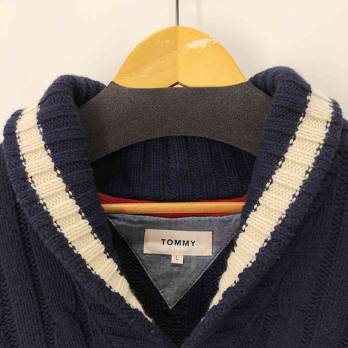 トミー TOMMY ショールカラー ニットカーディガン メンズ import:L