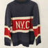 トミー TOMMY ロゴプリント バーズアイニットセーター メンズ import:XL
