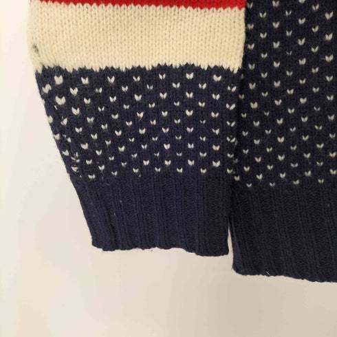 トミー TOMMY ロゴプリント バーズアイニットセーター メンズ import:XL
