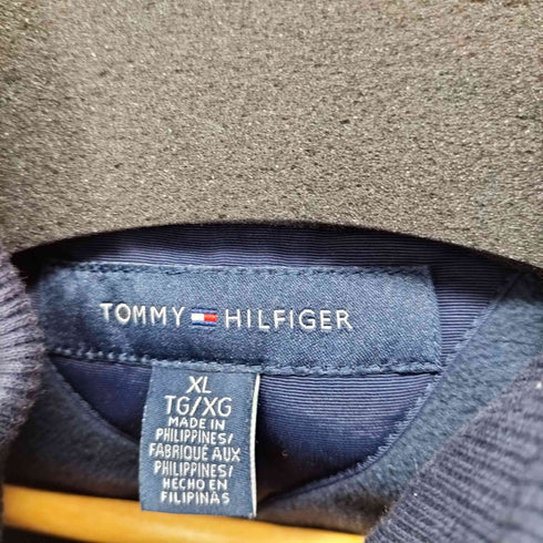 トミーヒルフィガー TOMMY HILFIGER 異素材切替 ジップアップブルゾン メンズ import:XL