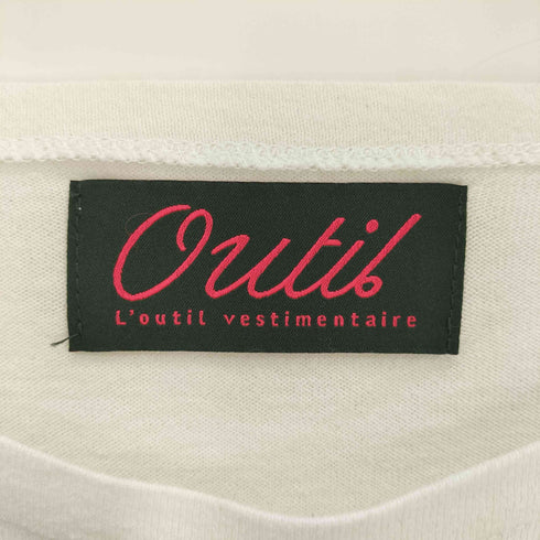 ウティ OUTIL ボーダー コットン ボートネック カットソー バスクシャツ レディース JPN:1