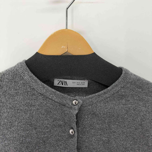 ザラ ZARA ベーシックカーディガン メタルボタン レディース import:S