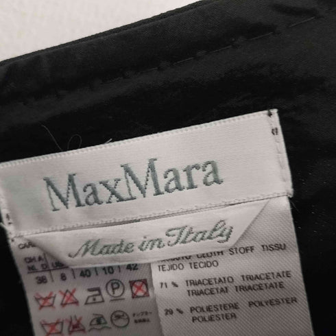 マックスマーラ MAX MARA イタリア製 白タグ ノースリーブ ミニワンピ レディース EUR:42