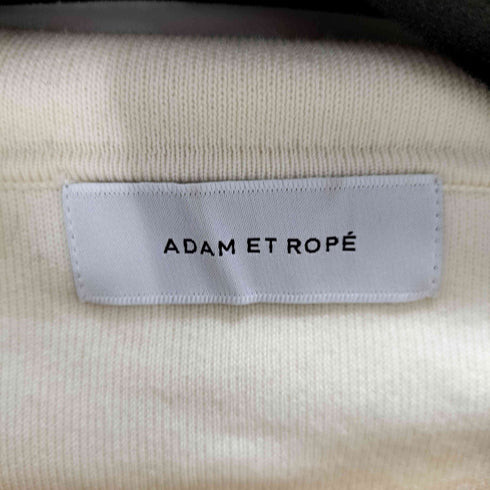 アダムエロペ Adam et Rope スウェットライクビッグカラーニットプルオーバー レディース FREE