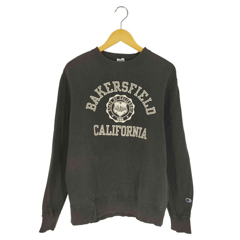 チャンピオン Champion 3段 地名リント クルーネック スウェット メンズ import:L