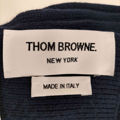 トムブラウン THOM BROWNE 4 Bar Stripe Cashmere Lip Muffler メンズ O/S