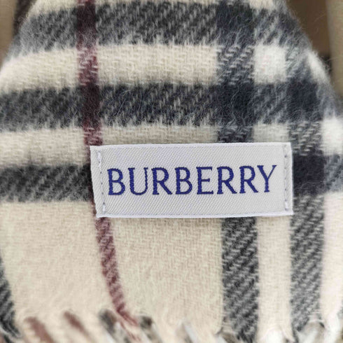 バーバリー BURBERRY VINTAGE CHECK TO SOLID CASHMERE SCARF ヴィンテージ チェック ノバ チェック カシミヤ スカーフ マフラー メンズ