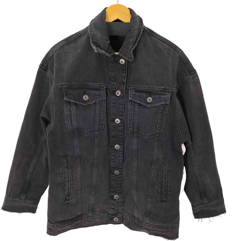 ザラ ZARA OVERSIZED DENIM JACKET レディース import:S