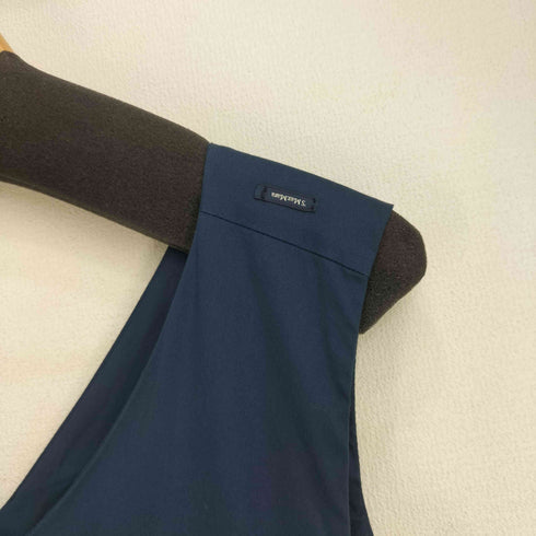 エスマックスマーラ S Max Mara ブルガリア製 コットンポリ ノースリーブ ミニワンピ レディース EUR:42