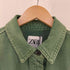 ザラ ZARA オーバーサイズ デニムシャツ レディース import:M