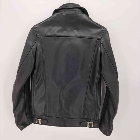 トリプルシックスレザーウェア 666 Leather Wear 英国製 本革 ダブル ライダースジャケット メンズ UK:34