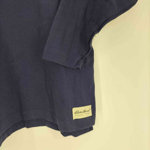 エディーバウアー Eddie Bauer 90-00S 白タグ 台湾製 ハーフジップ L/S ポロシャツ メンズ import:S