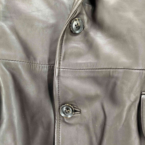 レセンシーオブマインアバハウス RECENCY OF MINE ABAHOUSE ラムレザー 羊革 2B テーラード ジャケット メンズ JPN:44