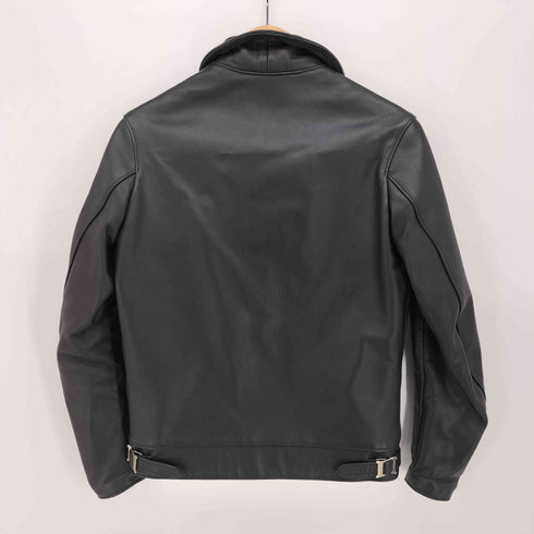 トリプルシックスレザーウェア 666 Leather Wear 英国製 MYWAY MAN シングル ライダースジャケット メンズ UK:34