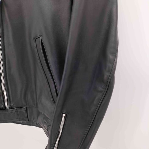 トリプルシックスレザーウェア 666 Leather Wear 英国製 MYWAY MAN シングル ライダースジャケット メンズ UK:34