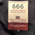 トリプルシックスレザーウェア 666 Leather Wear 英国製 MYWAY MAN シングル ライダースジャケット メンズ UK:34