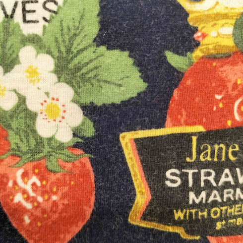 ジェーンマープルドンルサロン Jane Marple Dans Le Salon ストロベリーラベル ミニワンピース レディース JPN:M