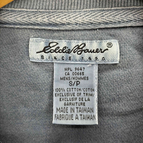 エディーバウアー Eddie Bauer 90-00S 染色加工 コットン クルーネック L/S カットソー メンズ import:S