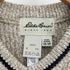 エディーバウアー Eddie Bauer 90-00S 白タグ ネック ライン vネック コットン ローゲージ ニット ベスト メンズ import:XS