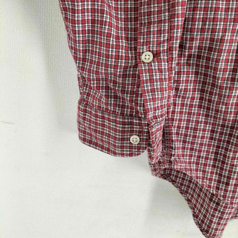 ラルフローレンスポーツ RALPH LAUREN SPORT 90S インド綿100 ポニー刺繍 ボタンダウン L/S チェックシャツ メンズ LL