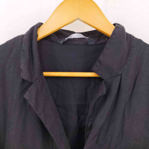 ザラ ZARA フロントボタン ロング ワンピース レディース import:L