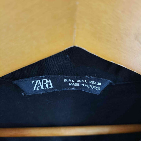ザラ ZARA フロントボタン ロング ワンピース レディース import:L