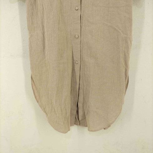 ザラ ZARA フリル ボリューム袖 ロングワンピース レディース import:XS