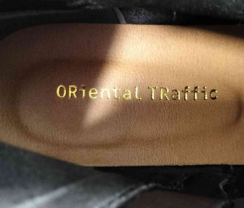 オリエンタルトラフィック ORiental TRaffic スクエアトゥ切替ヒールブーツ レディース JPN:S