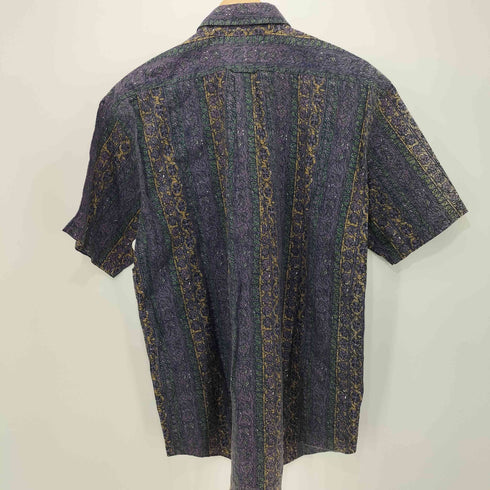 ヴァン VAN 90-00S 総柄 S/S プルオーバー ボタンダウンシャツ メンズ import:L