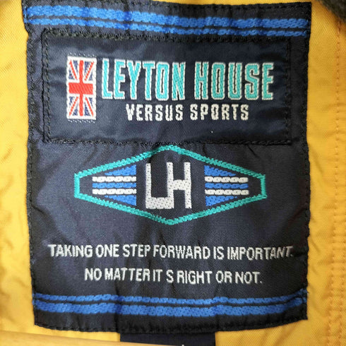 LEYTON HOUSE 90S-00S ワッペン刺繍 ナイロン ブルゾン メンズ import:L