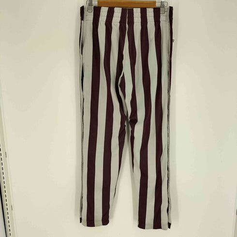 アディダスオリジナルス adidas Originals Eric Emanuel Maroon Tearaway Pants コラボ トレフォイル ロゴ 刺繍 サイドスナップボタン ストライプ テーパード パンツ ジャージ メンズ 2XO