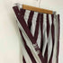 アディダスオリジナルス adidas Originals Eric Emanuel Maroon Tearaway Pants コラボ トレフォイル ロゴ 刺繍 サイドスナップボタン ストライプ テーパード パンツ ジャージ メンズ 2XO