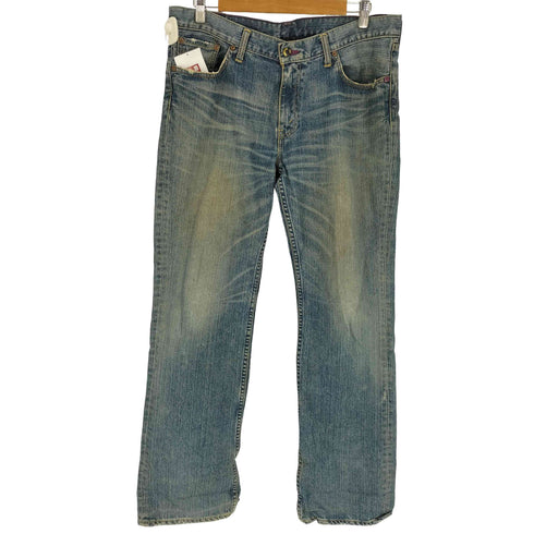 リーバイス Levis 00S L507 ボタン裏 J41 刻印 パープルパッケージ ジップアップ ストレート デニム パンツ 2006年製 レディース 36-33