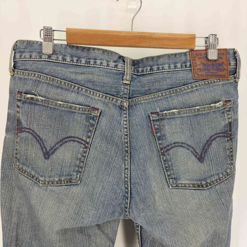 リーバイス Levis 00S L507 ボタン裏 J41 刻印 パープルパッケージ ジップアップ ストレート デニム パンツ 2006年製 レディース 36-33
