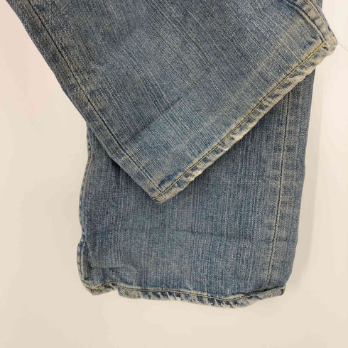 リーバイス Levis 00S L507 ボタン裏 J41 刻印 パープルパッケージ ジップアップ ストレート デニム パンツ 2006年製 レディース 36-33