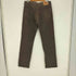 リーバイス Levis 90S ユーロ リーバイス 501 ボタン裏 295 刻印 先染め ボタンフライ ブラウン デニム パンツ 裾カットオフ 1997年製 メンズ W:38 L:36