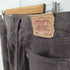 リーバイス Levis 90S ユーロ リーバイス 501 ボタン裏 295 刻印 先染め ボタンフライ ブラウン デニム パンツ 裾カットオフ 1997年製 メンズ W:38 L:36