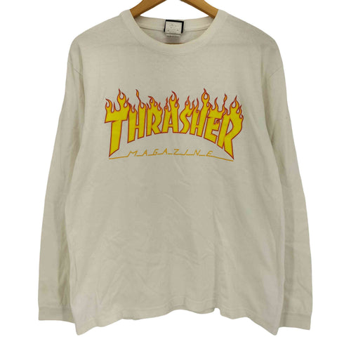 スラッシャーマガジン THRASHER MAGAZINE FLAME LOGO フレームロゴ メンズ JPN:L