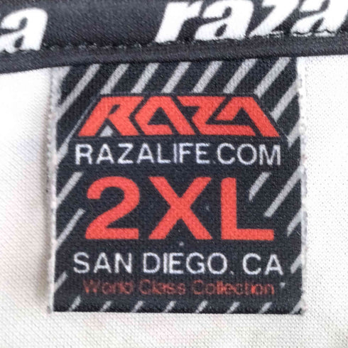 RAZALIFE 総柄 モーターサイクルジャージー メンズ 2XL