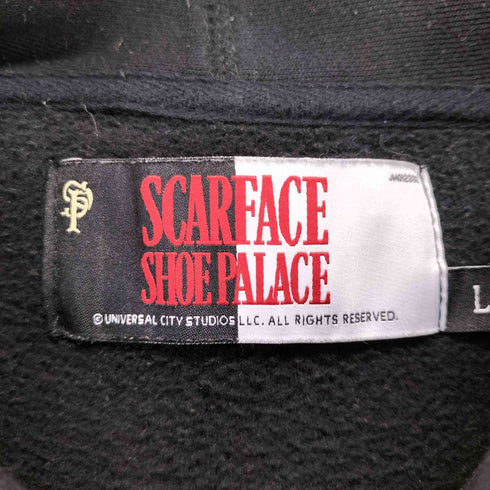 SCARFACE × SCARFACE SHOE PALACE SCARFACE ラバープリントプルオーバーパーカー メンズ JPN:L