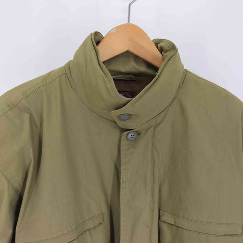 アンリリュシャピュイ Henri-Luc Chapuis パッカブルフード 肩パッド スタンドネック コットン ポリ ナイロン ジャケット ブルゾン メンズ import:M