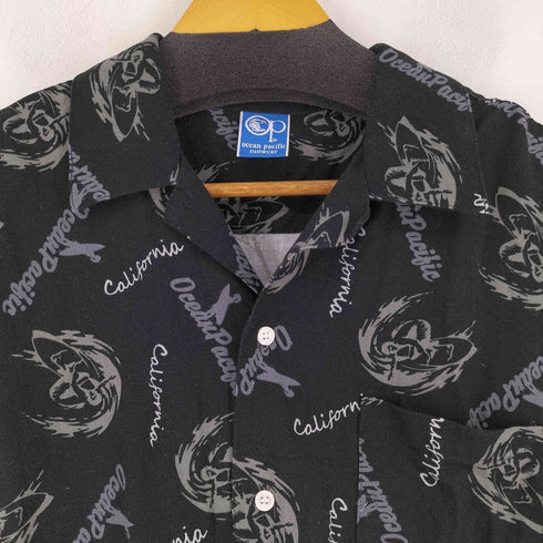 オーシャンパシフィック Ocean Pacific プリントアロハシャツ メンズ JPN:L