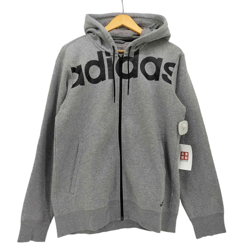 アディダス adidas SPORT ESSENTIALS プリント ジップアップ パーカー メンズ