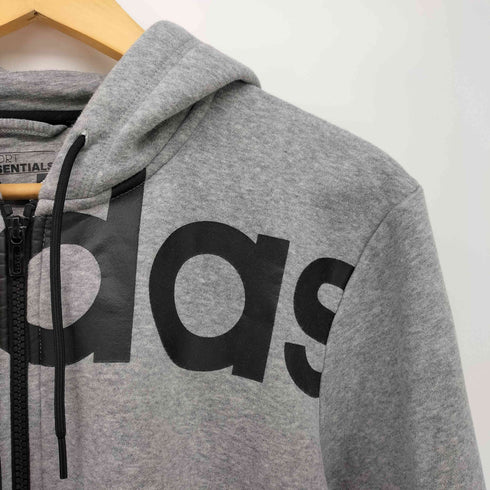 アディダス adidas SPORT ESSENTIALS プリント ジップアップ パーカー メンズ